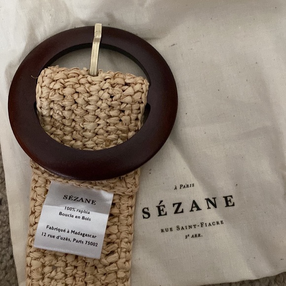 Sezane Yves Raffia belt - Picture 4 of 6